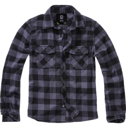 Košile dětská Kids Check Shirt Long Sleeve černá | šedá