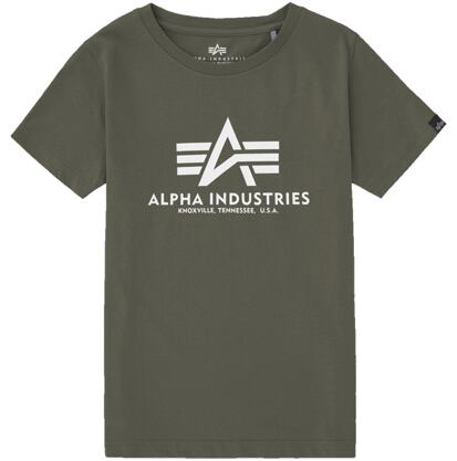 Tričko dětské Alpha Basic T Kids/Teens dark olive