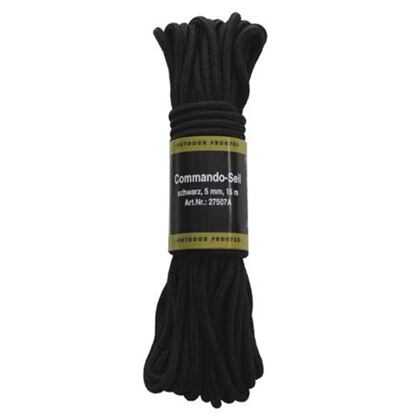 Lano pomocné 5 mm balení 15 m černé