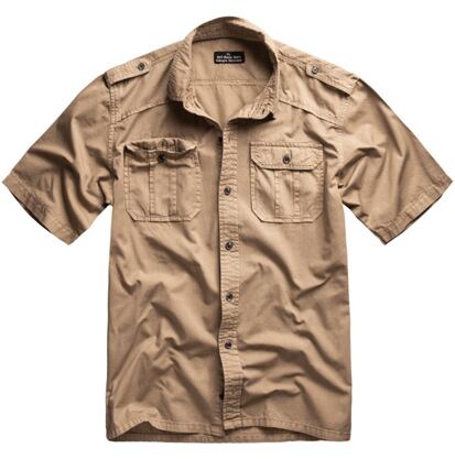 Košile M65 Basic Shirt 1/2 béžová