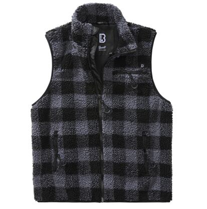 Vesta Teddyfleece Vest Men černá | šedá