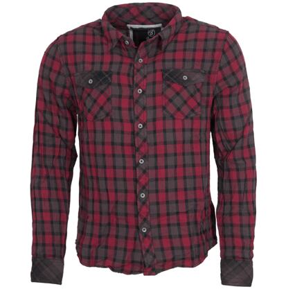 Košile Checkshirt Duncan 1/1 červená | hnědá