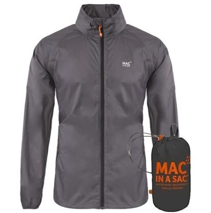 Bunda do deště Mac In A Sac charcoal