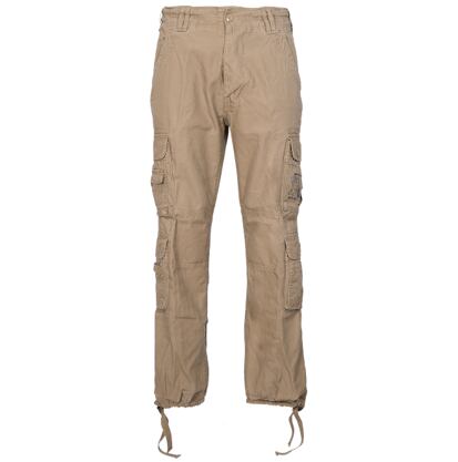 Kalhoty Pure Vintage Trouser béžové