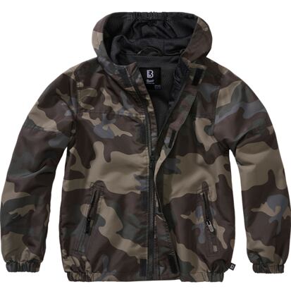 Bunda dětská Kids Summer Frontzip Windbreaker darkcamo