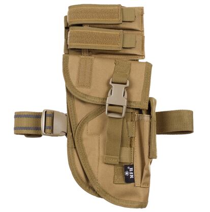 Pouzdro na zbraň - stehenní TACTICAL okrové