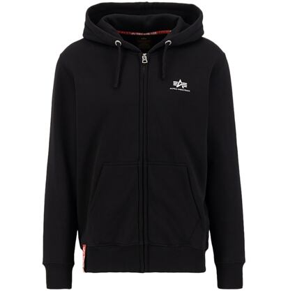Mikina Alpha Basic Zip Hoody SL černá