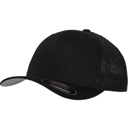 Čepice Baseball Cap Flexfit Mesh Trucker černá