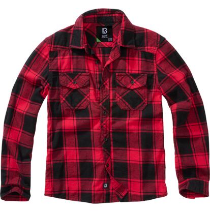Košile dětská Kids Check Shirt Long Sleeve červená | černá