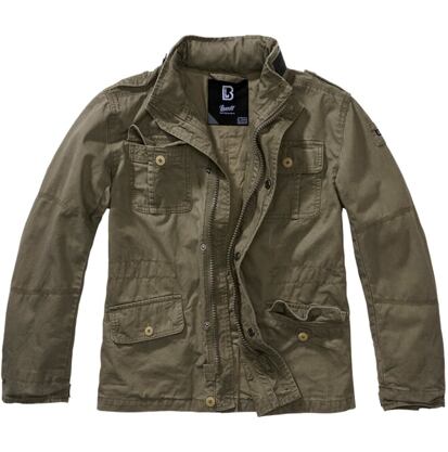 Bunda dětská Kids Britannia Jacket olivová