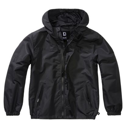 Bunda dětská Kids Summer Frontzip Windbreaker černá