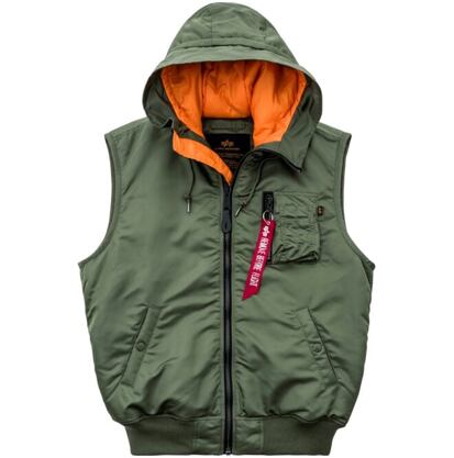 Vesta Alpha MA-1 Vest Hooded šalvějová