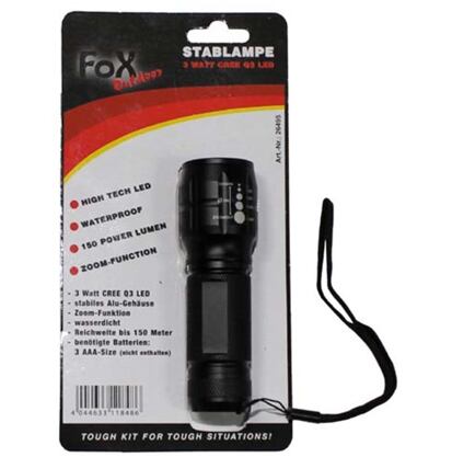 Svítilna FOX 3 Watt LED - štábní MINI