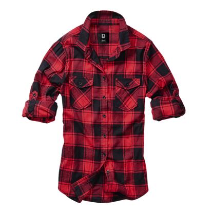 Košile Ladies Amy Flanell Shirt červená | černá