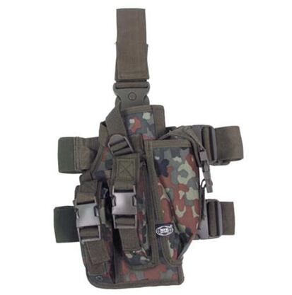 Pouzdro na zbraň - stehenní Import 2 pravé - flecktarn