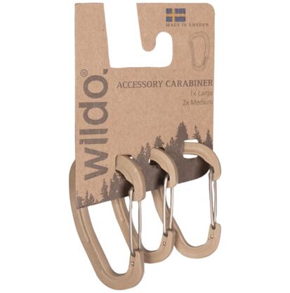 Karabina Accessory Carabiner Set [sada 3 ks] okrová