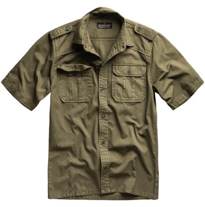 Košile M65 Basic Shirt 1/2 olivová