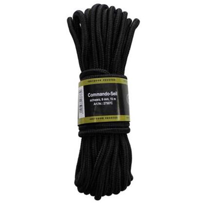 Lano pomocné 9 mm balení 15 m černé