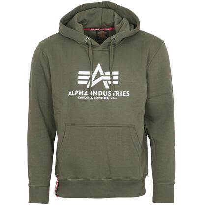 Mikina Alpha Basic Hoody zelená tmavě