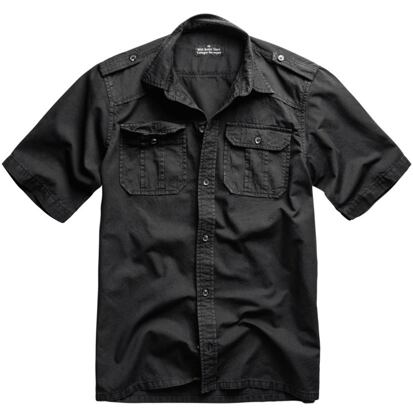 Košile M65 Basic Shirt 1/2 černá