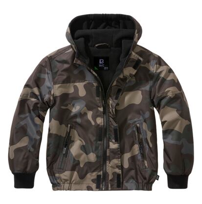 Bunda dětská Kids Frontzip Windbreaker darkcamo