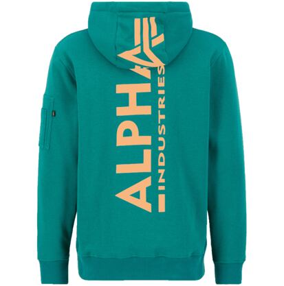 Mikina Alpha Back Print Hoody force green