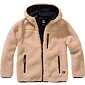 Bunda dětská Kids Teddyfleece Jacket Hooded camel
