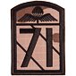 Nášivka: 71. výsadkový prapor [hranatá] [bsz] vz. 95 béžový