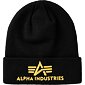 Čepice Alpha 3D Beanie černá | žlutá