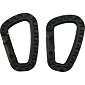 Karabina D Carabiner 2 Pack [sada 2 ks] černá