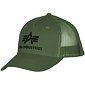 Čepice Alpha Baseball Basic Trucker Cap zelená tmavě