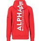 Mikina Alpha Back Print Hoody speed red