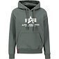Mikina Alpha Basic Hoody zelená vintage