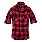 Košile Ladies Amy Flanell Shirt červená | černá