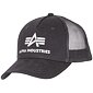 Čepice Alpha Baseball Basic Trucker Cap vintage grey