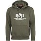 Mikina Alpha Basic Hoody zelená tmavě