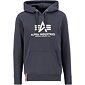 Mikina Alpha Basic Hoody greyblack