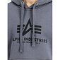Mikina Alpha Basic Hoody greyblack/black