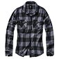 Košile Ladies Amy Flanell Shirt černá | šedá