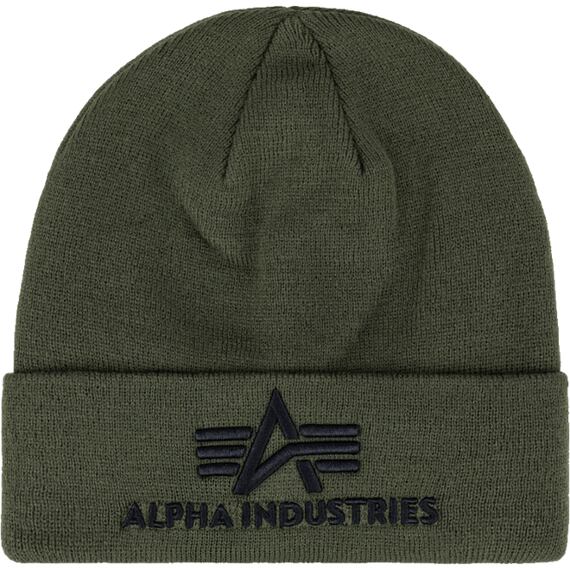 Čepice Alpha 3D Beanie zelená tmavě