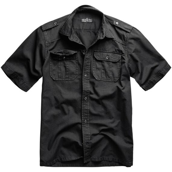 Košile M65 Basic Shirt 1/2 černá